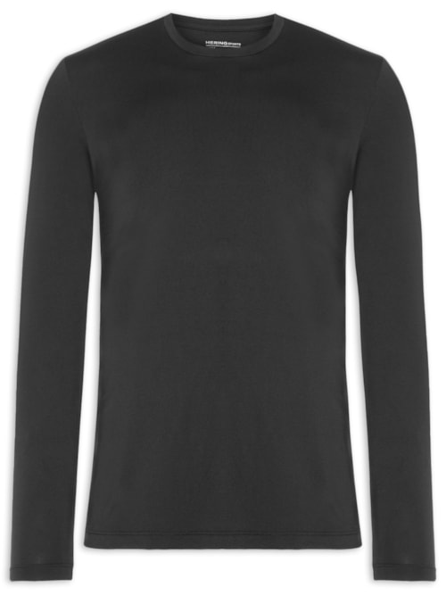 Camiseta Manga Longa UV Masculina Preto