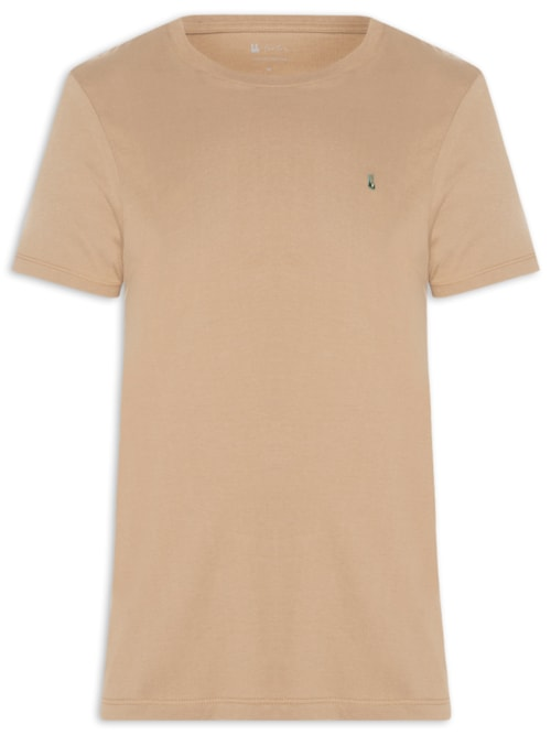 Camiseta Masculina M/M Logo - Bege Camiseta Masculina M/M Logo - Bege