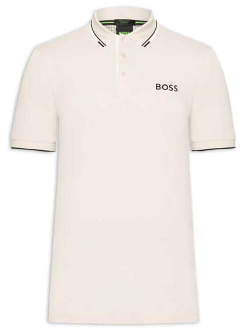 Polo Masculina Paddy Regular Fit - Bege Polo Masculina Paddy Regular Fit - Bege