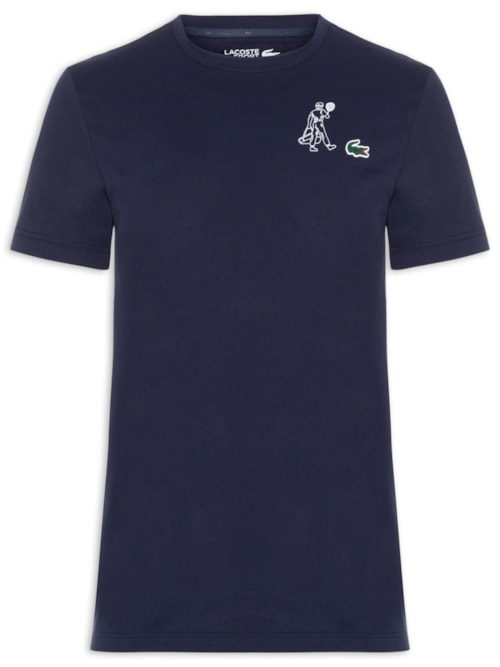 Camiseta Regular Fit Tech Jersey Heritage - Azul Camiseta Regular Fit Tech Jersey Heritage - Azul