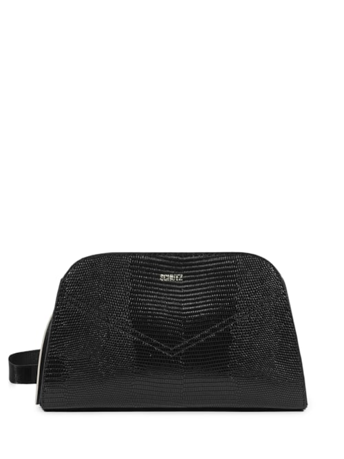 Bolsa Feminina Pequena Lizard Tecno - Preto Bolsa Feminina Pequena Lizard Tecno - Preto
