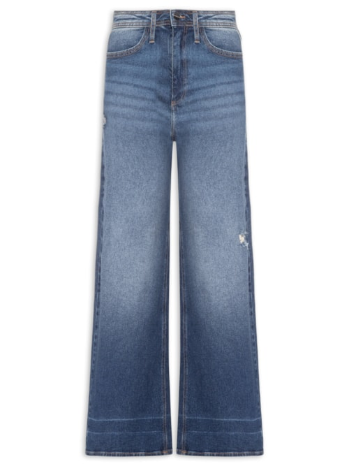 Calça Feminina Pantalona Poti - Azul