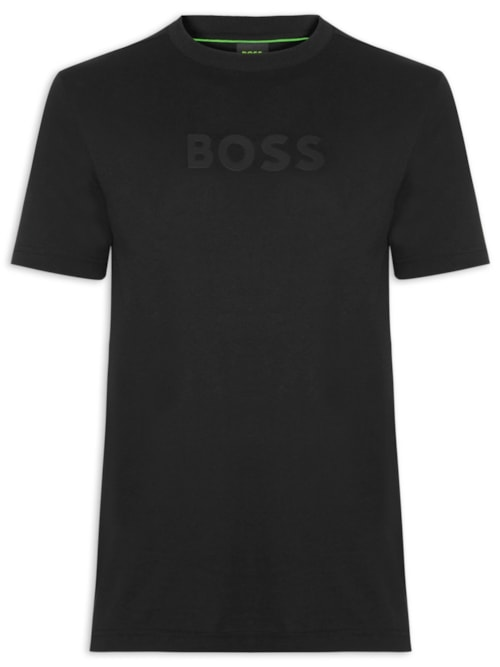 Camiseta Masculina Stretch Cotton Slim Fit Philix Goc - Preto