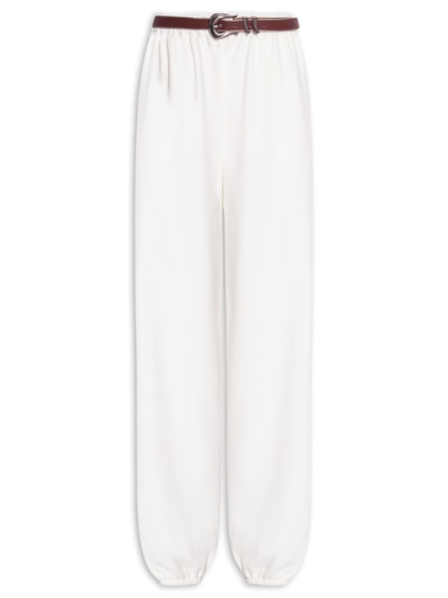 Calça Feminina Moletom Tony - Off White