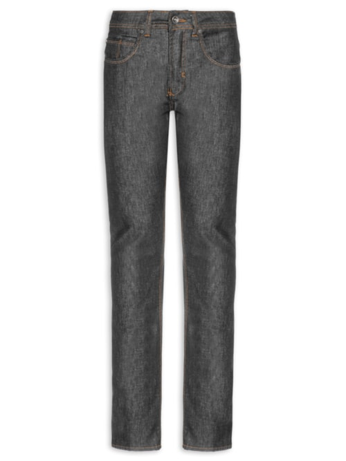 Calça Masculina Slim Fit Jeans Raw Pima - Azul