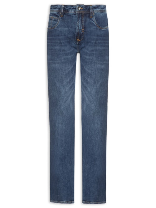 Calça Masculina Slim Fit Jeans - Azul