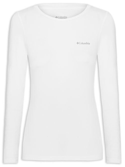 Camiseta Feminina Neblina Manga Longa - Branco Camiseta Feminina Neblina Manga Longa - Branco