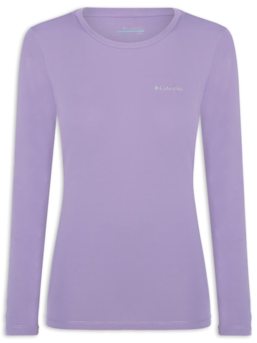 Camiseta Feminina Neblina Manga Longa - Roxo Camiseta Feminina Neblina Manga Longa - Roxo