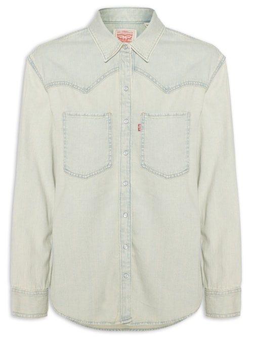 Camisa Feminina Teodora Western Shirt - Azul