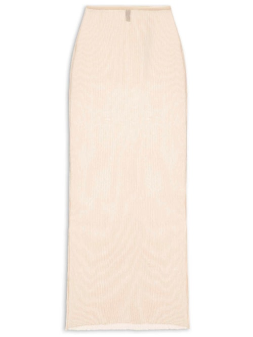 Saia Ivana Tricot - Bege Saia Ivana Tricot - Bege