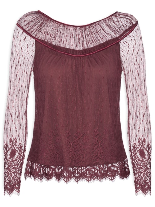 Blusa Feminino Ligia - Vermelho Blusa Feminino Ligia - Vermelho