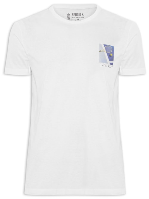 Camiseta Masculina Estampada I Trained Branco