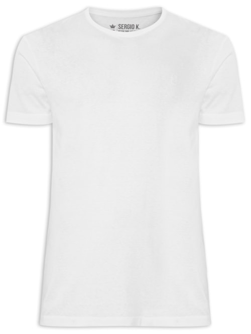 Camiseta Masculina Estampa Pedal Studio Branco