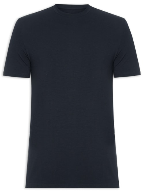 Camiseta Masculina Tecnológica Modal Move - Azul Camiseta Masculina Tecnológica Modal Move - Azul