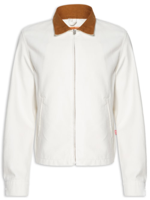 Jaqueta Masculina Castro Full Zip Branco Jaqueta Masculina Castro Full Zip Branco