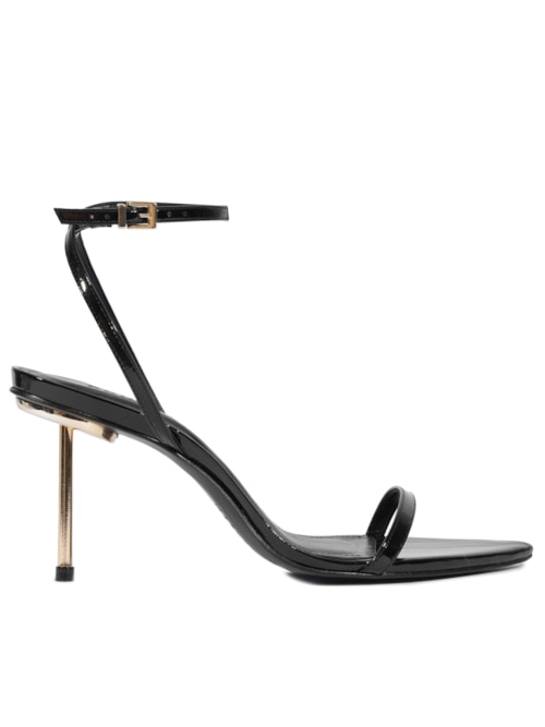 Sandália Feminina Verniz Soft - Preto Sandália Feminina Verniz Soft - Preto