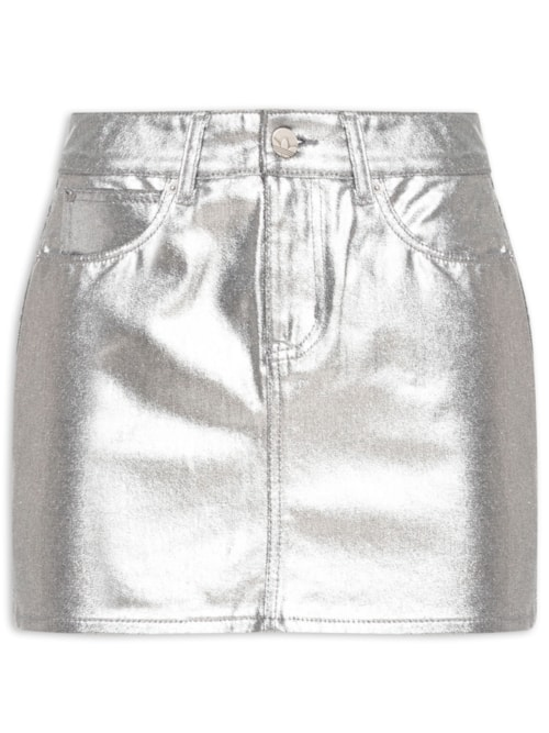Saia 3S SK Denim Prateada Saia 3S SK Denim Prateada