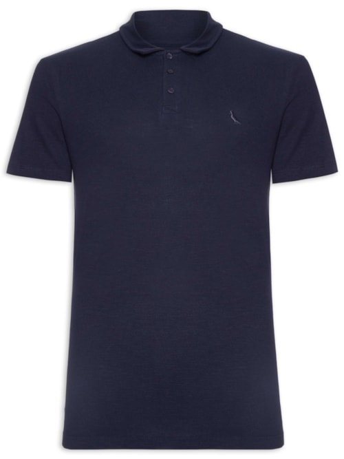 Polo Piquet Masculina Manga Curta - Azul Polo Piquet Masculina Manga Curta - Azul