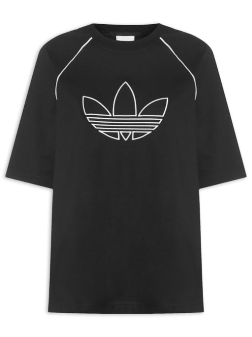 Camiseta Feminina Oversized T Adilenium - Preto Camiseta Feminina Oversized T Adilenium - Preto