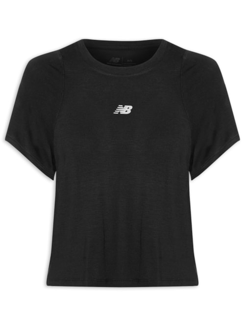 Camiseta Feminina Infinity Jersey - Preta Camiseta Feminina Infinity Jersey - Preta