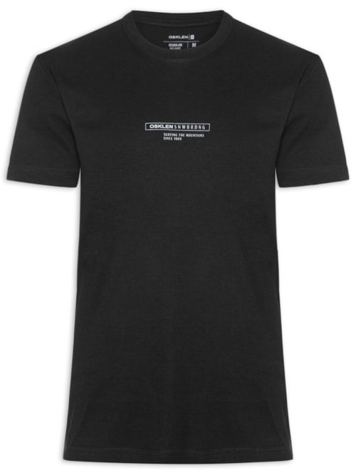Camiseta Masculina Big Shirt SNWBRDNG Preto Camiseta Masculina Big Shirt SNWBRDNG Preto