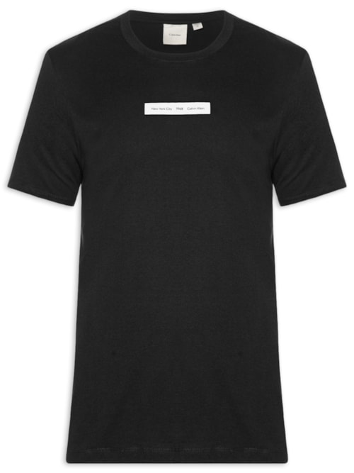 Camiseta Masculina Box Nyc - Preto
