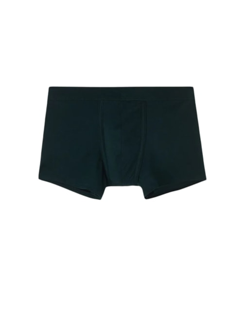 Cueca Boxer Em Algodão Supima Natural Fresh - Verde Cueca Boxer Em Algodão Supima Natural Fresh - Verde