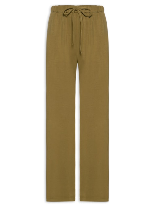 Calça Feminina Wide Leg - Marrom