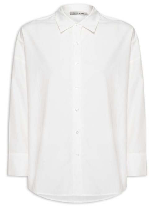 Camisa Feminina Social - Branco Camisa Feminina Social - Branco