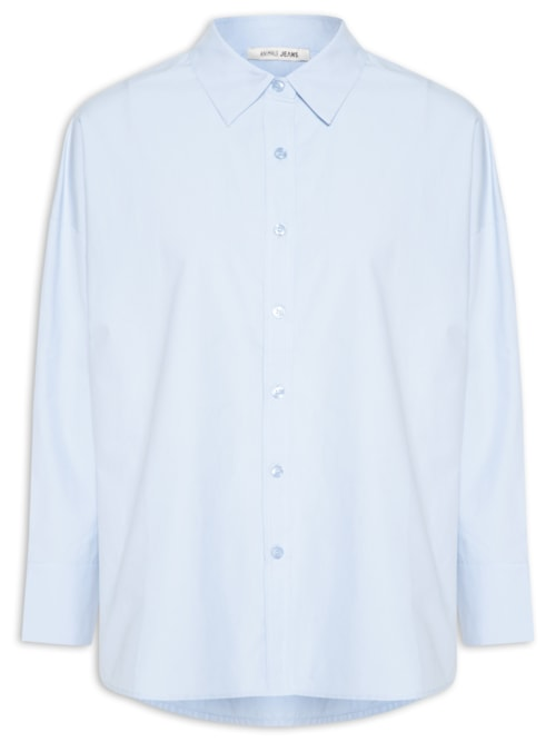 Camisa Feminina Social - Azul Camisa Feminina Social - Azul