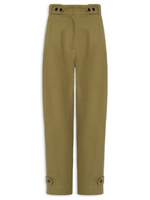 Calça Feminina Com Aletas - Verde