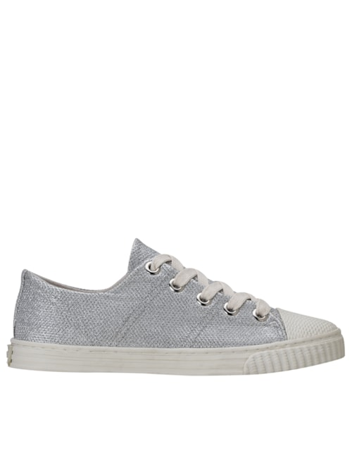 Tênis Feminino Glitter Estela - Prateado
