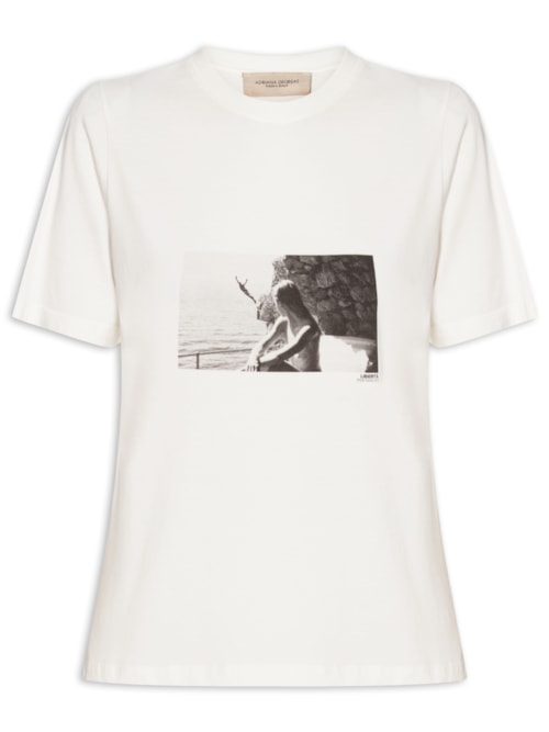 Camiseta Feminina Liberta - Branco Camiseta Feminina Liberta - Branco