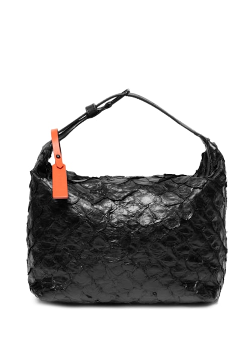 Bolsa Feminina Pirarucu Bekare XL - Preto