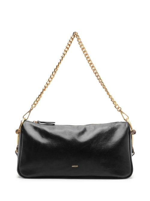 Bolsa Feminina Média Leather Arizona - Preto Bolsa Feminina Média Leather Arizona - Preto