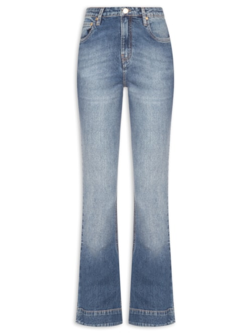 Calça Feminina Jeans Boot Vintage Escuro - Azul