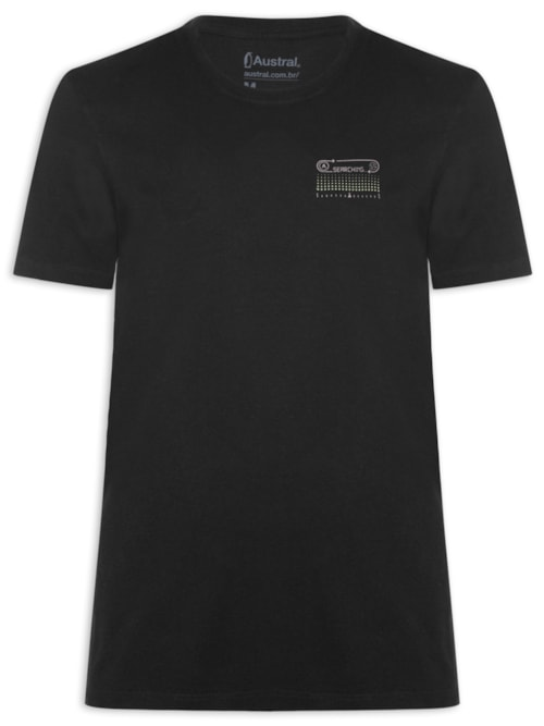 Camiseta Masculina Radio - Preto