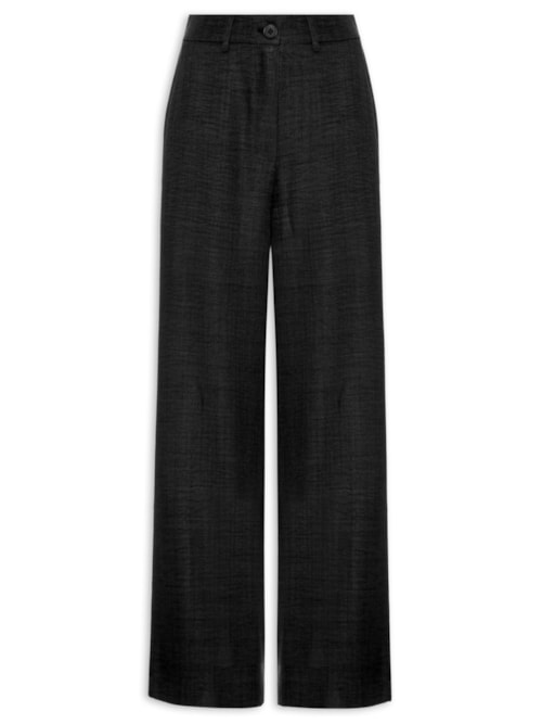 Calça Feminina Pantalona Alfaiataria - Preto