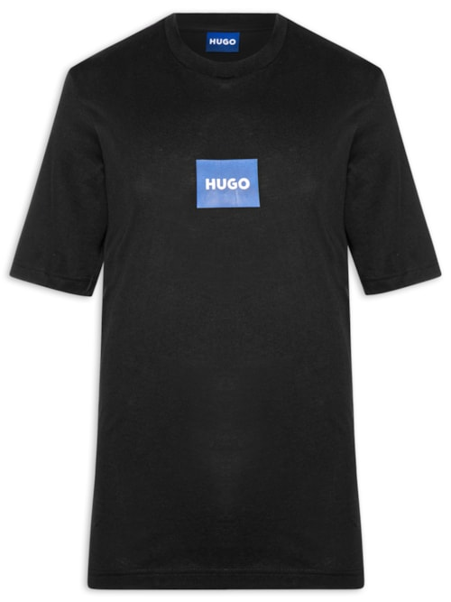 Camiseta Masculina Regular Fit Crew Neck Nayonix - Preto