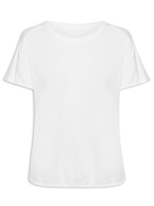 Camiseta Breath Back Comfort Feminina Branco