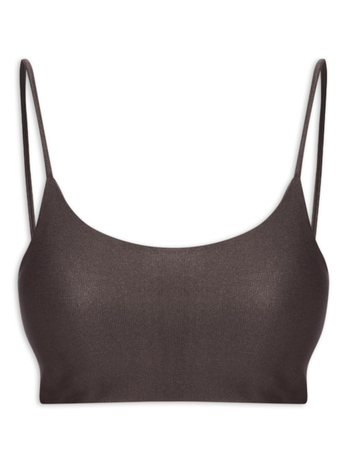 Top Feminino Curve Allure Adaptiv Marrom