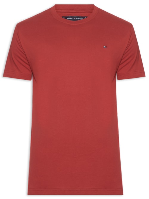 Camiseta Masculina Essential Regular Fit - Vermelho Camiseta Masculina Essential Regular Fit - Vermelho