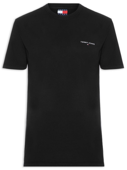 Camiseta TJM Linear Chest Tee Ext - Preto Camiseta TJM Linear Chest Tee Ext - Preto