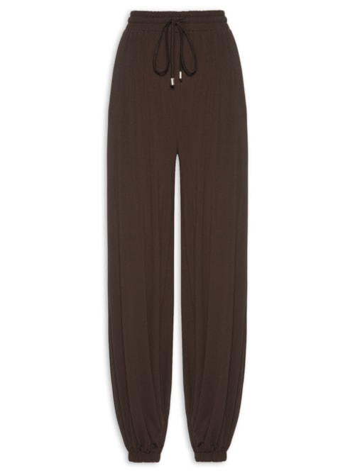 Calça Feminina Leve Ballon Marrom