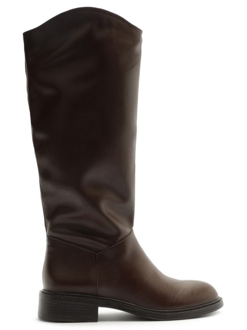 Bota Feminina Cano Longo - Marrom Bota Feminina Cano Longo - Marrom