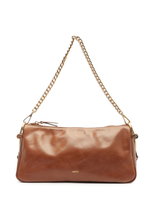 Bolsa Feminina Média Leather Arizona - Marrom Bolsa Feminina Média Leather Arizona - Marrom