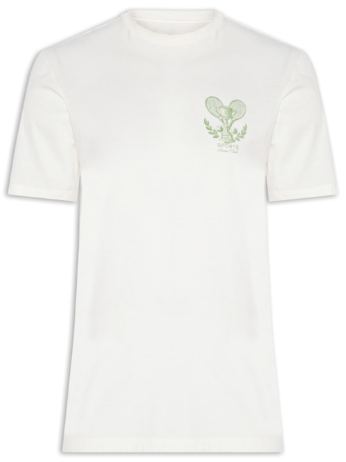 Camiseta Masculina Troféu - Branco Camiseta Masculina Troféu - Branco