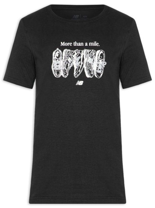 Camiseta Masculina Miler - Preto Camiseta Masculina Miler - Preto