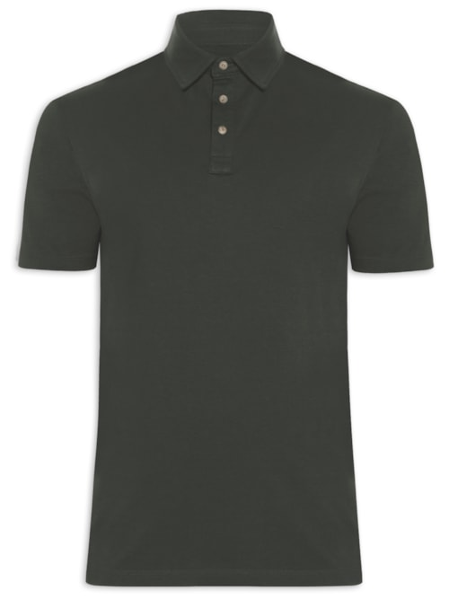 Polo Masculina Meia Malha Elastano - Cinza Polo Masculina Meia Malha Elastano - Cinza