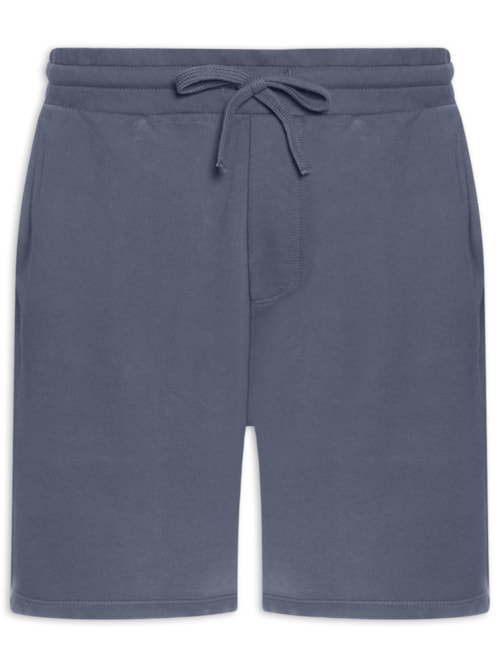 Bermuda Masculina Moletom Urbano New - Azul